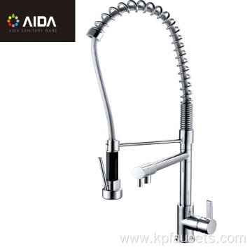 Deluxe Colorful Reliable Pull Down Kitchen Faucet Chrome